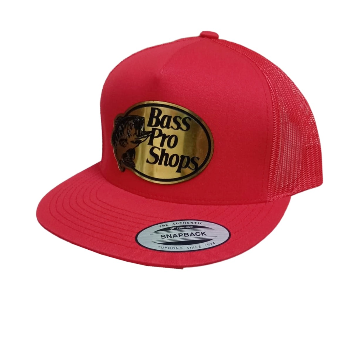 Gorra Yupoong personalizada Bass Pro Roja BPSRR unisex