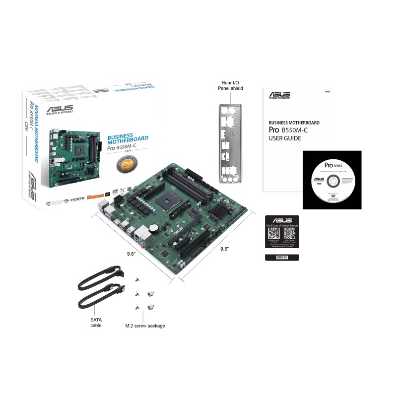 Tarjeta Madre Asus Pro B550m-c/csm Amd Am4 Micro Atx