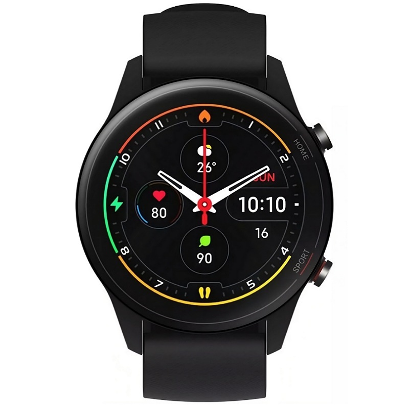 Xiaomi Mi Watch 1.39" caja de polímero reforzado con fibra de vidrio black, malla black de tpu XMWTCL02