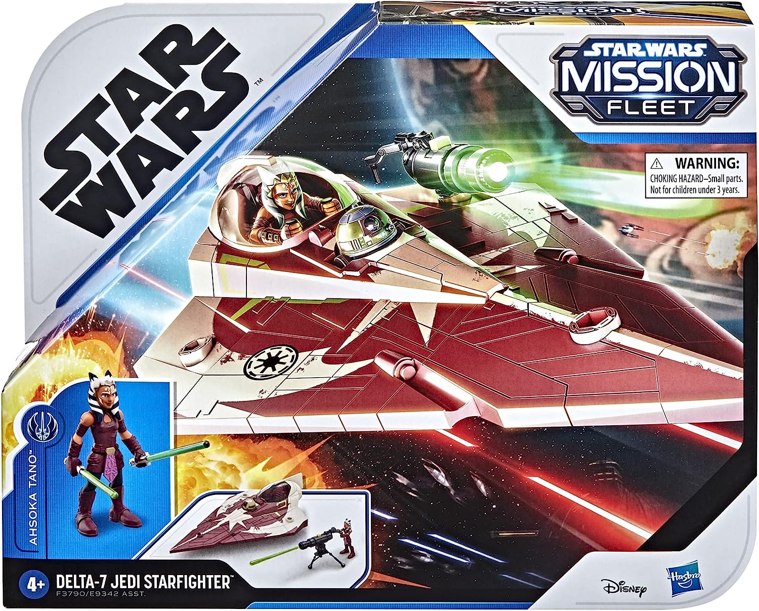 Star Wars Mission Fleet Delta-7 Jedi Starfighter F3790 