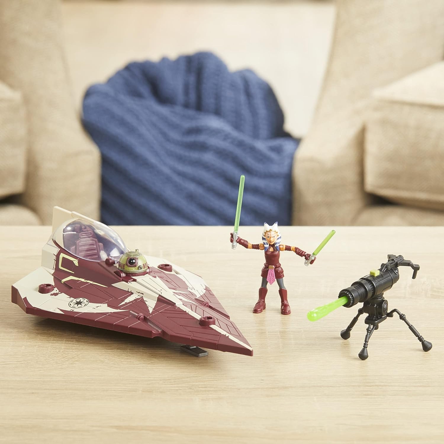 Star Wars Mission Fleet Delta-7 Jedi Starfighter F3790 