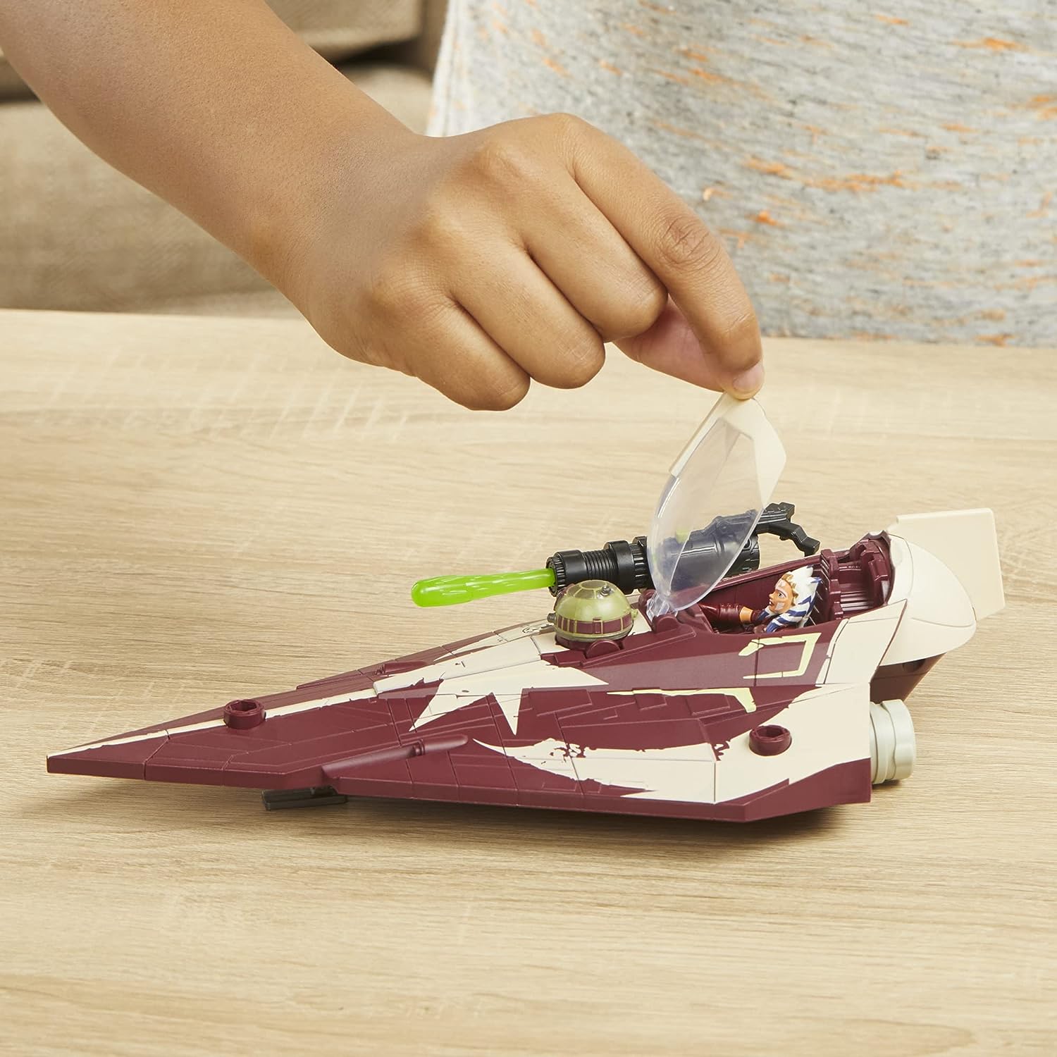 Star Wars Mission Fleet Delta-7 Jedi Starfighter F3790 