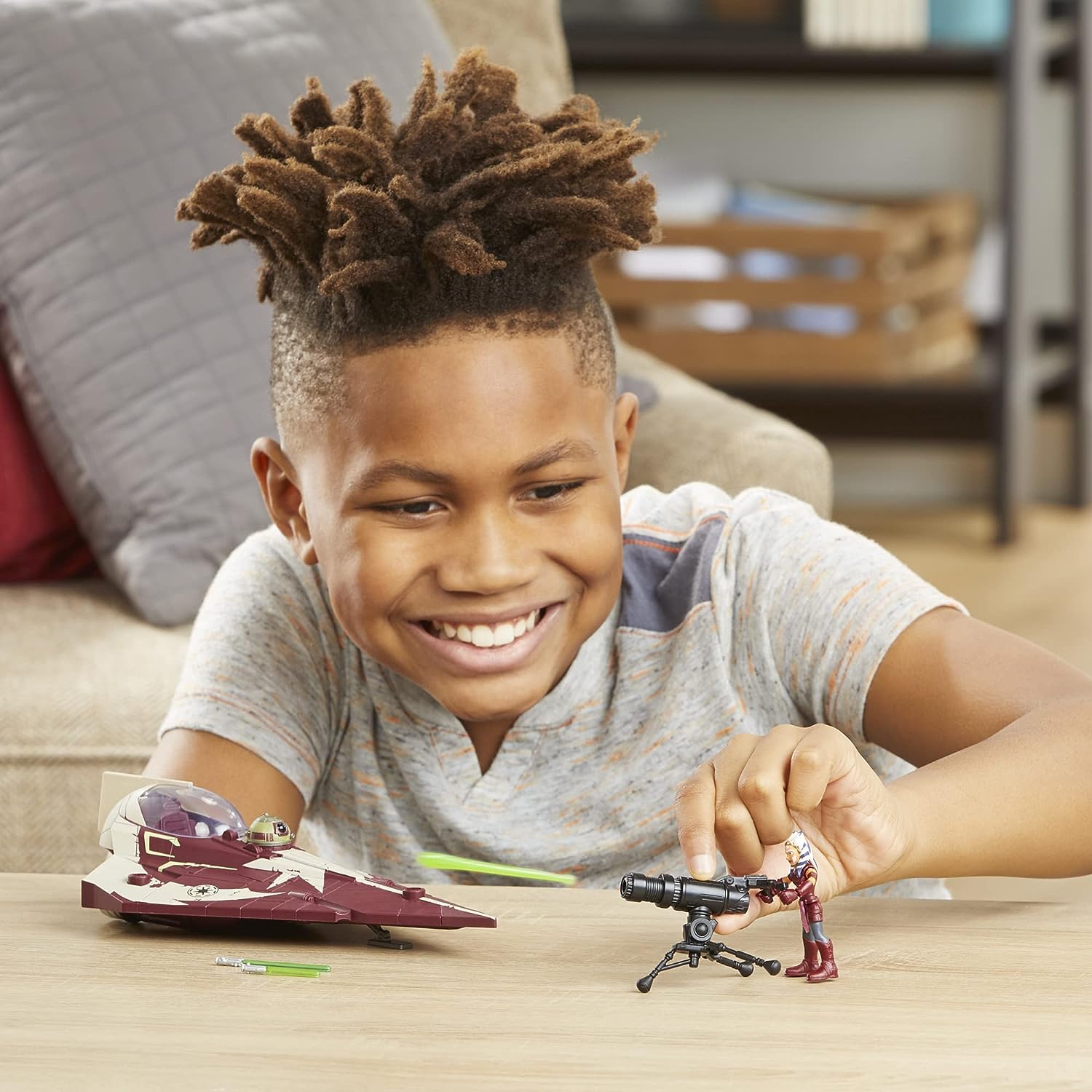 Star Wars Mission Fleet Delta-7 Jedi Starfighter F3790 