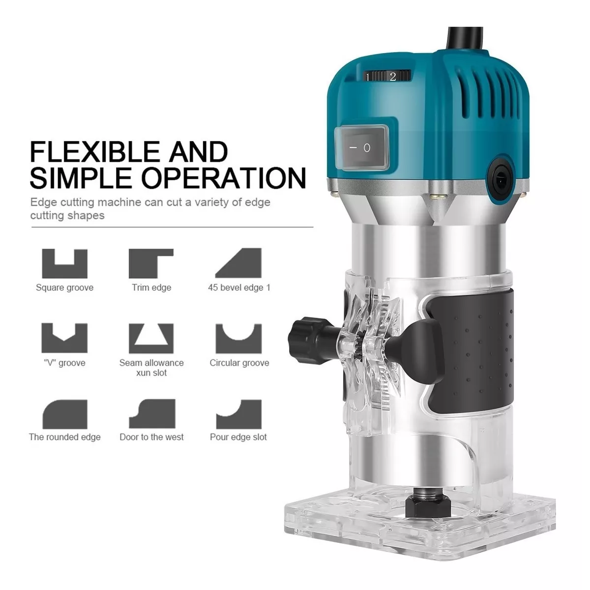 Recortadora Rebajadora De Bordes De Madera