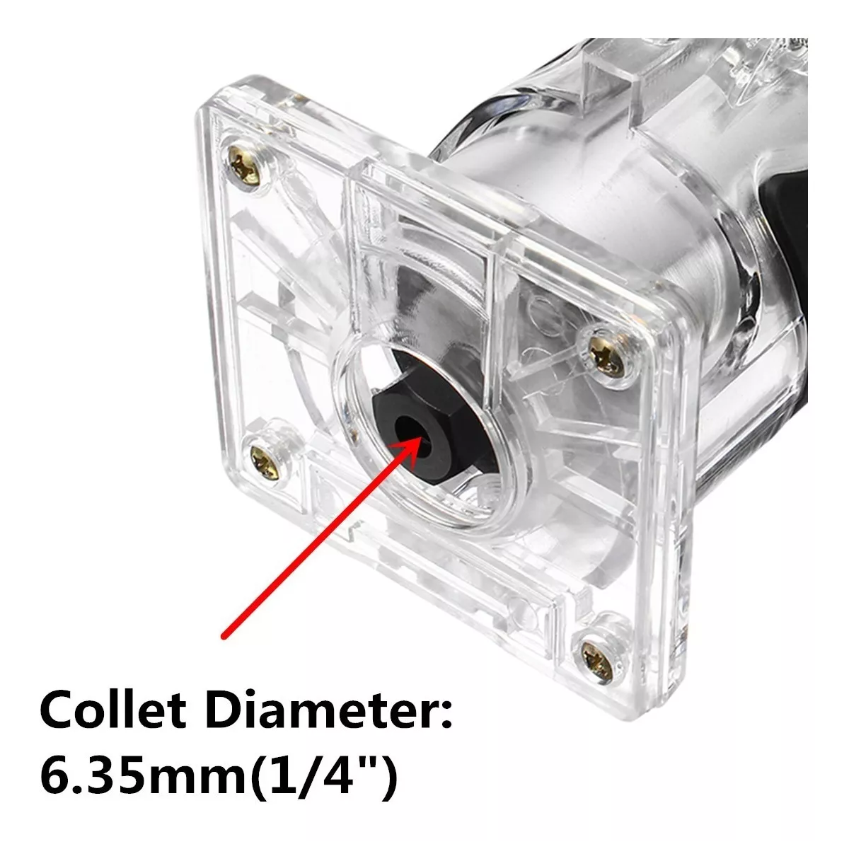 Rebajadora Router Recortadora Eléctrica Madera 6 Velocidades