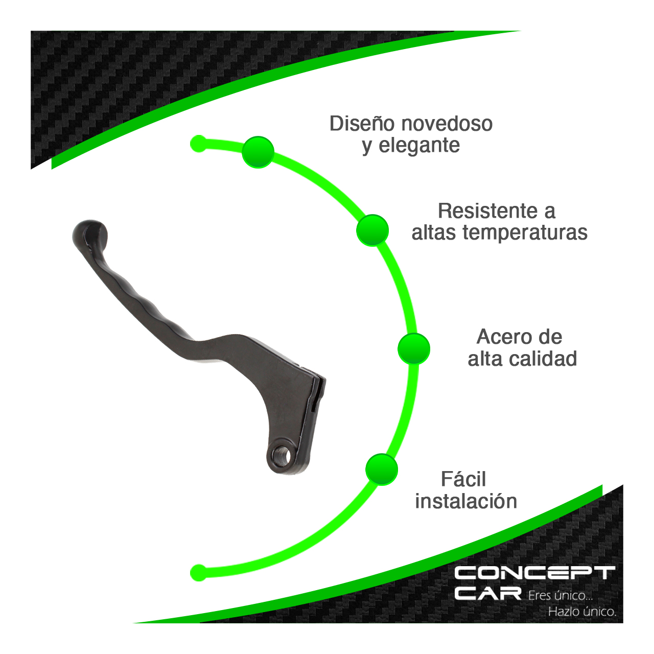 Manija Para Clutch Embrague Moto Italika Ft150 Izquierda