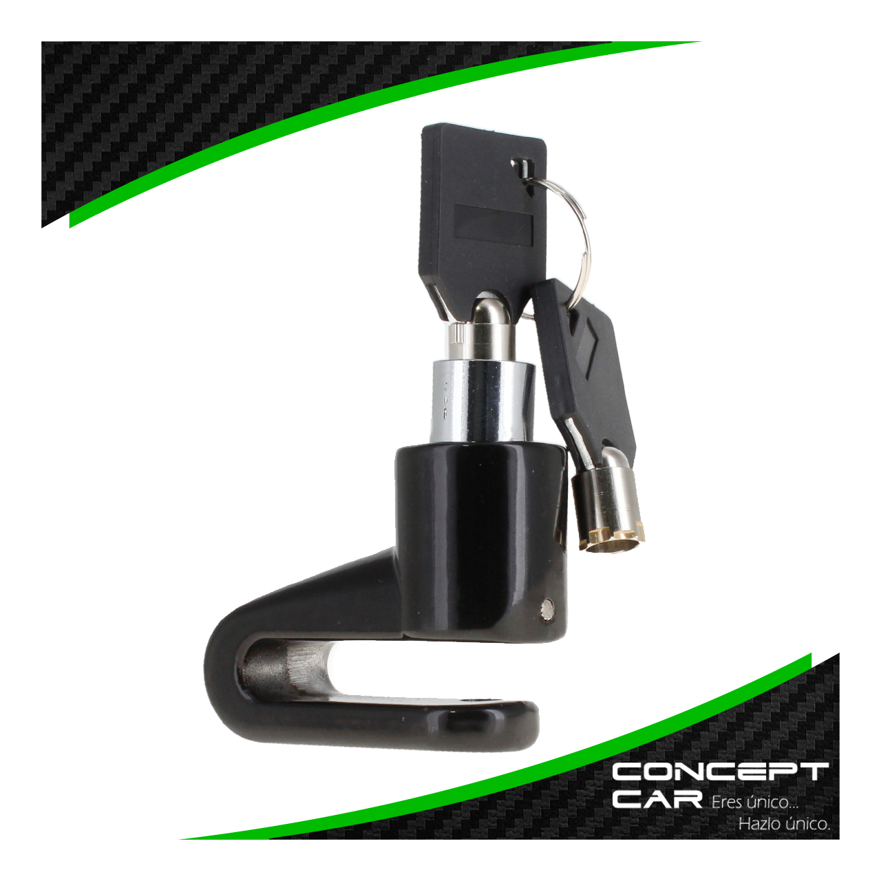 Candado Antirrobo De Freno Disco Para Moto Seguro Con Llaves