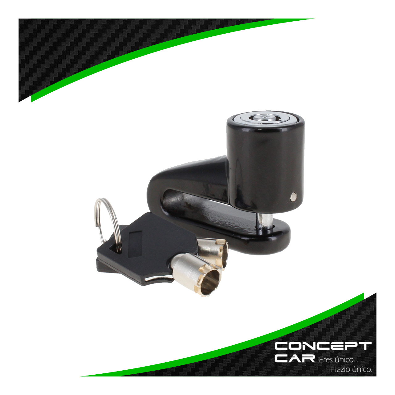 Candado Antirrobo De Freno Disco Para Moto Seguro Con Llaves