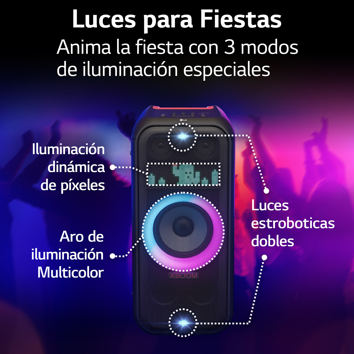 Bocina Bluetooth Portátil LG XBOOM XL7
