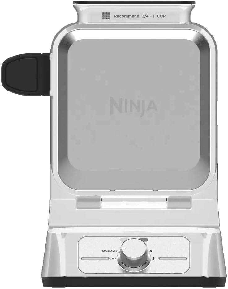 WAFFLERA NINJA WAFFLE MAKER MAQUINA PARA HACER WAFFLES BELGAS PRO NEVERSTICK BW1001 RENEWED