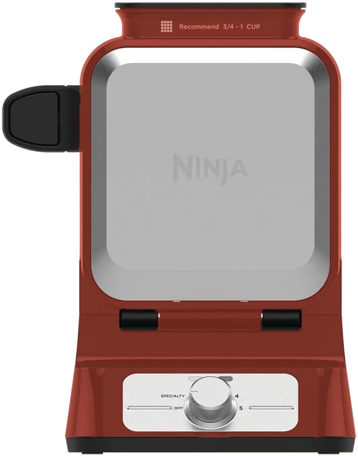 WAFFLERA NINJA WAFFLE MAKER MAQUINA PARA HACER WAFFLES BELGAS PRO NEVERSTICK BW1001 RENEWED