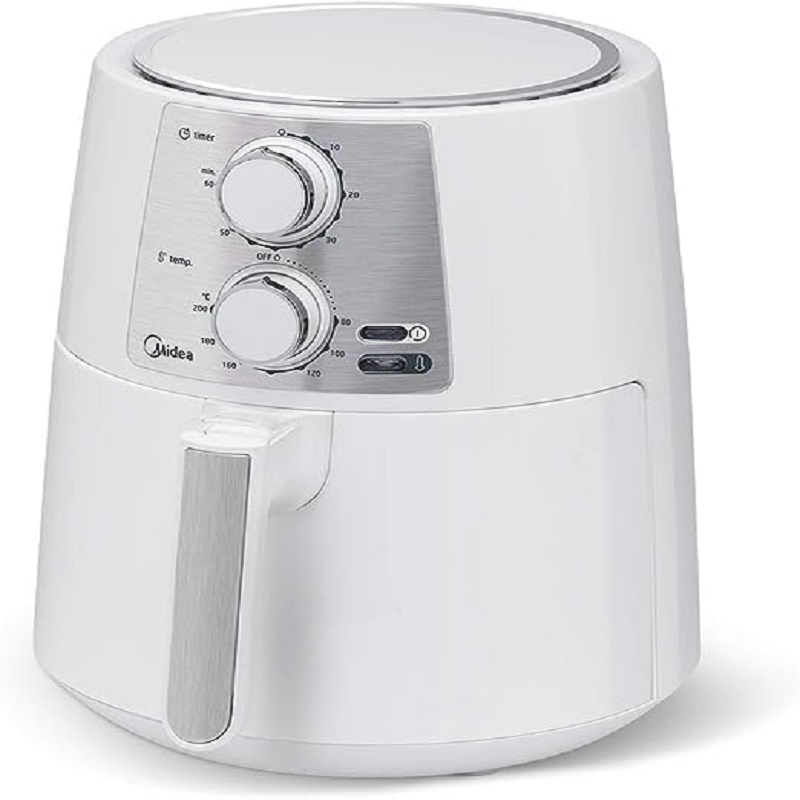 MAF35N2SEW Freidora Eléctrica De Aire Midea 3.5 Litros Blanca Inox