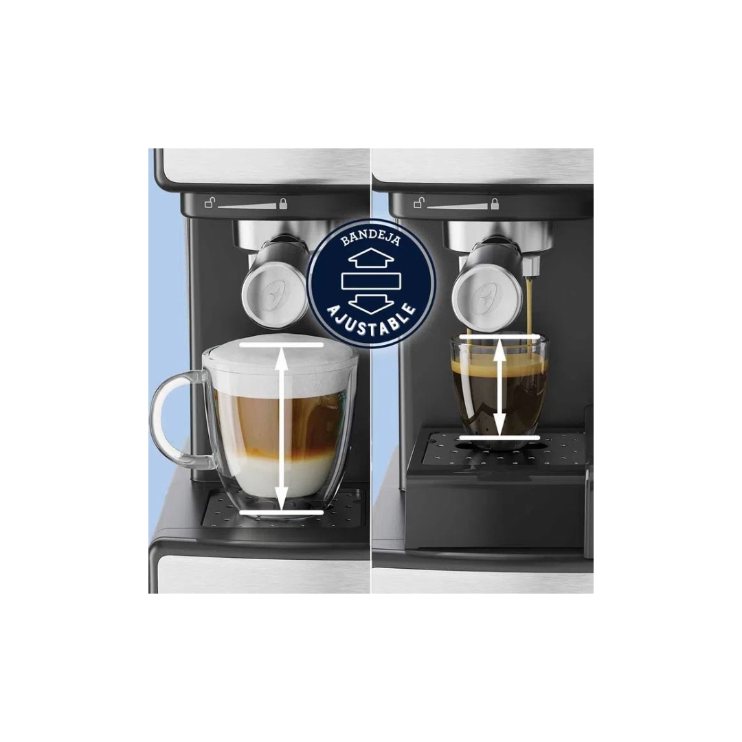 Cafetera Oster PimaLatte BVSTEM6603R Capuccino Cápsulas 1170W
