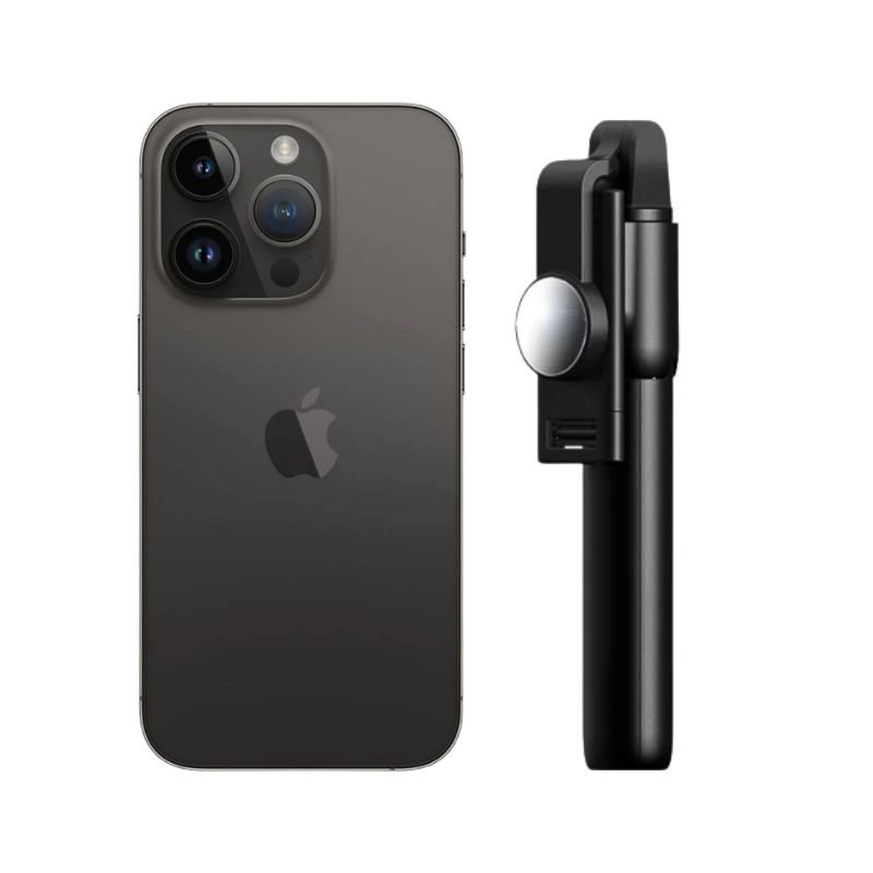 Celular Iphone 14 Pro Max E-Sim Reacondicionado 128gb Color Negro + Soporte  Cargador