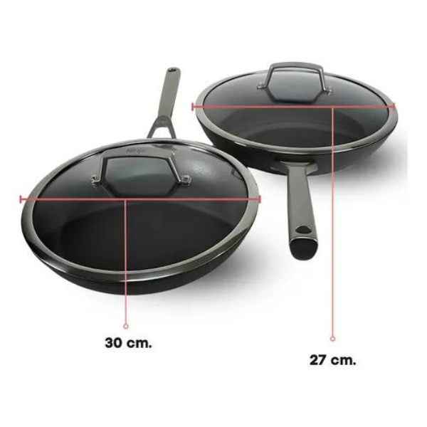 Ninja Foodi Neverstick Premium Set De 2 Sartenes C32000q
