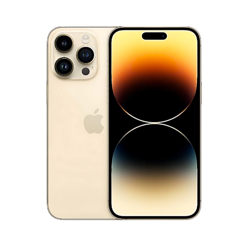 iPhone 14 Pro Max 128GB Dorado E-SIM Reacondicionado Grado A + Base Cargador