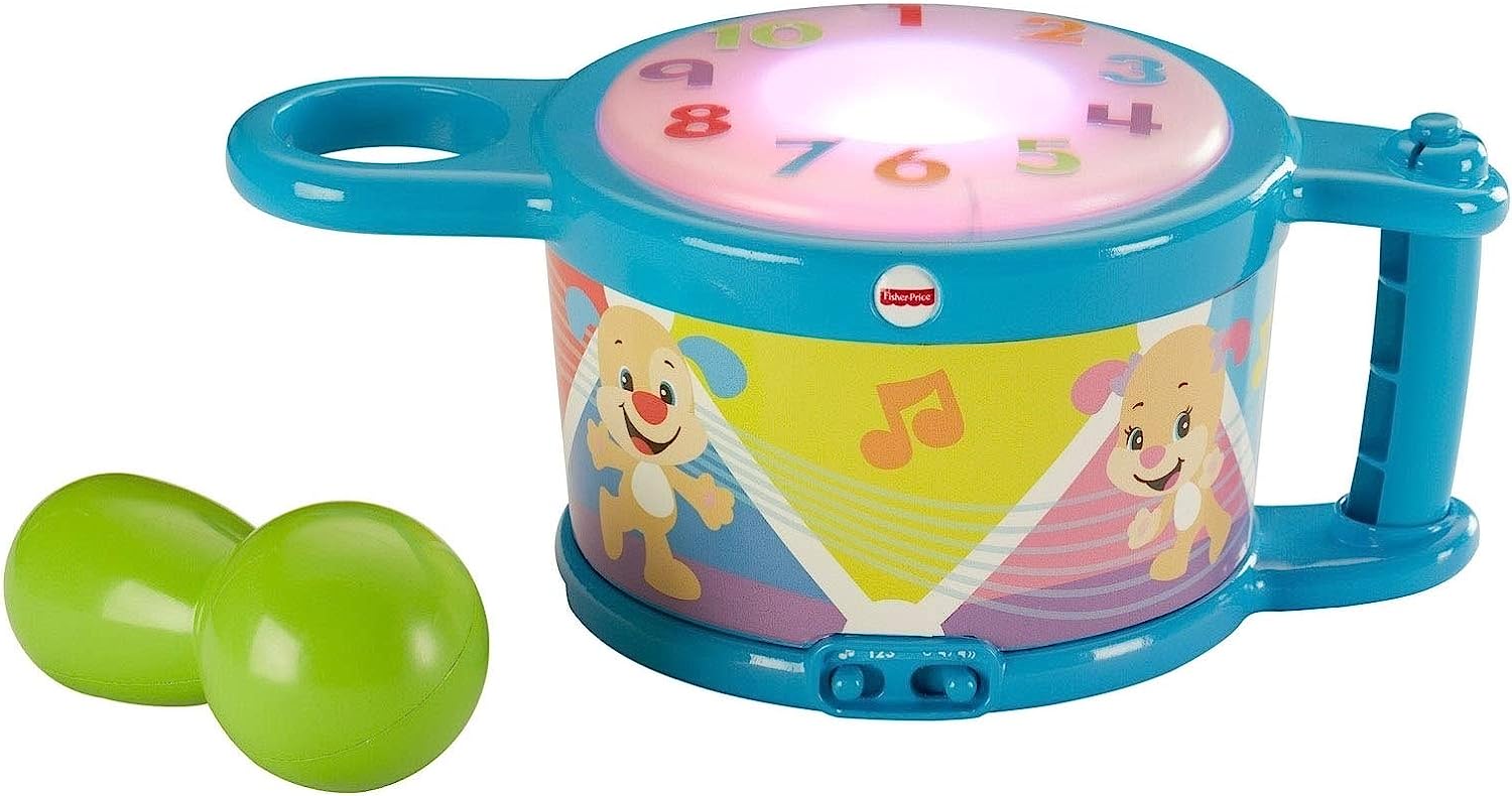 Fisher Price Rie y Aprende Tambor Canta Conmigo
