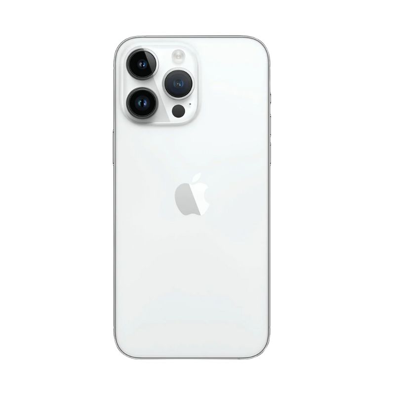 iPhone 14 Pro Max 128GB Plata E-SIM Reacondicionado Grado A + Audifonos Genérico