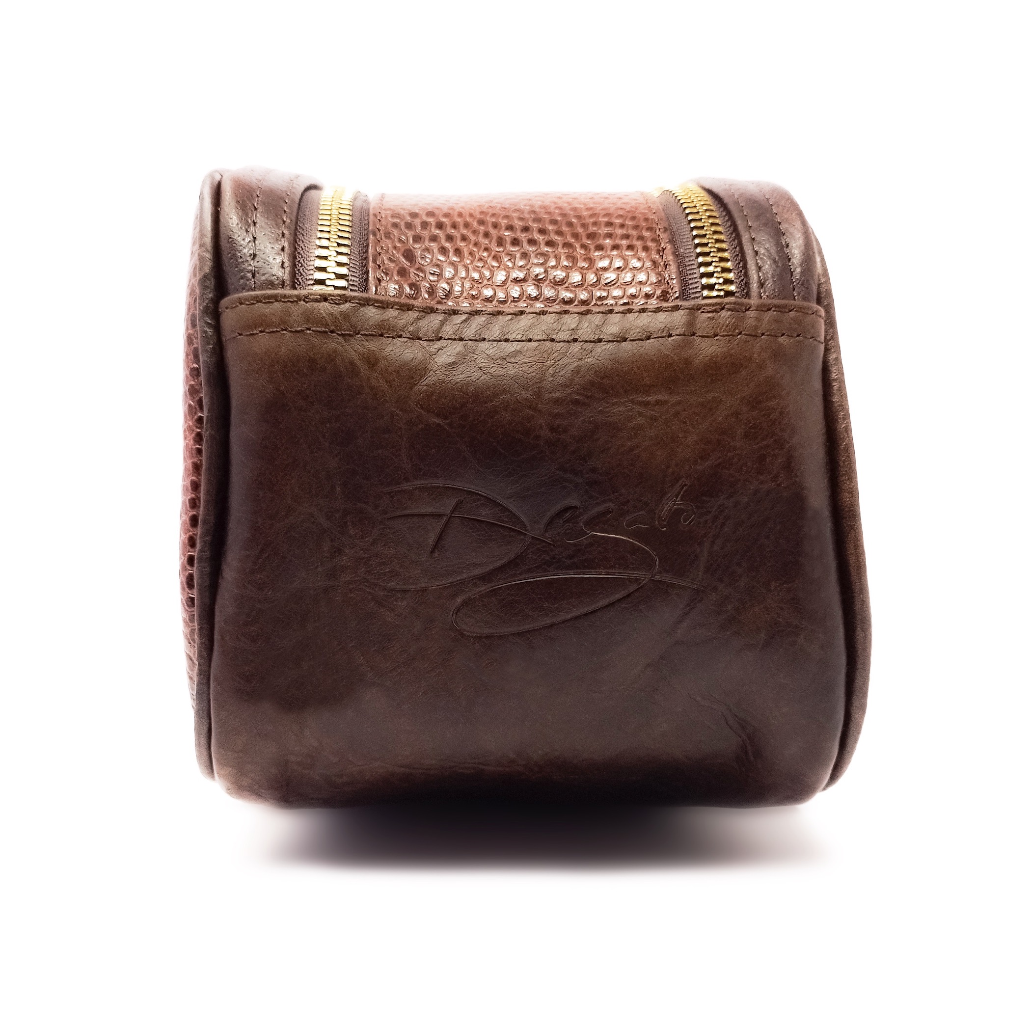 Neceser Dasalo En Piel Vacuno Grabado Con Tarjetero Para Caballero