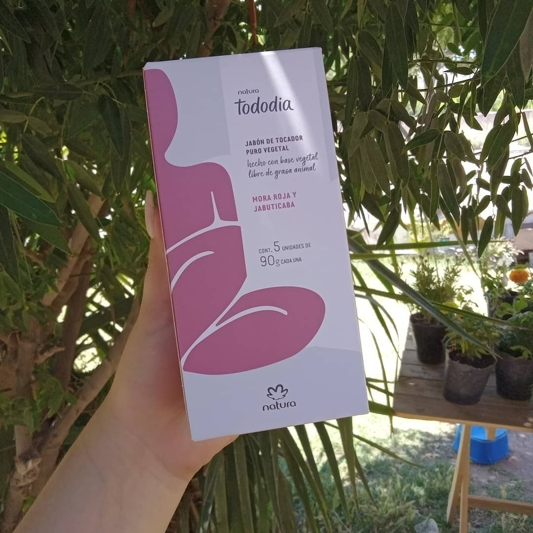 Jabones de Tocador Mora Roja y Jabuticaba 5 piezas de 90g Tododia Natura