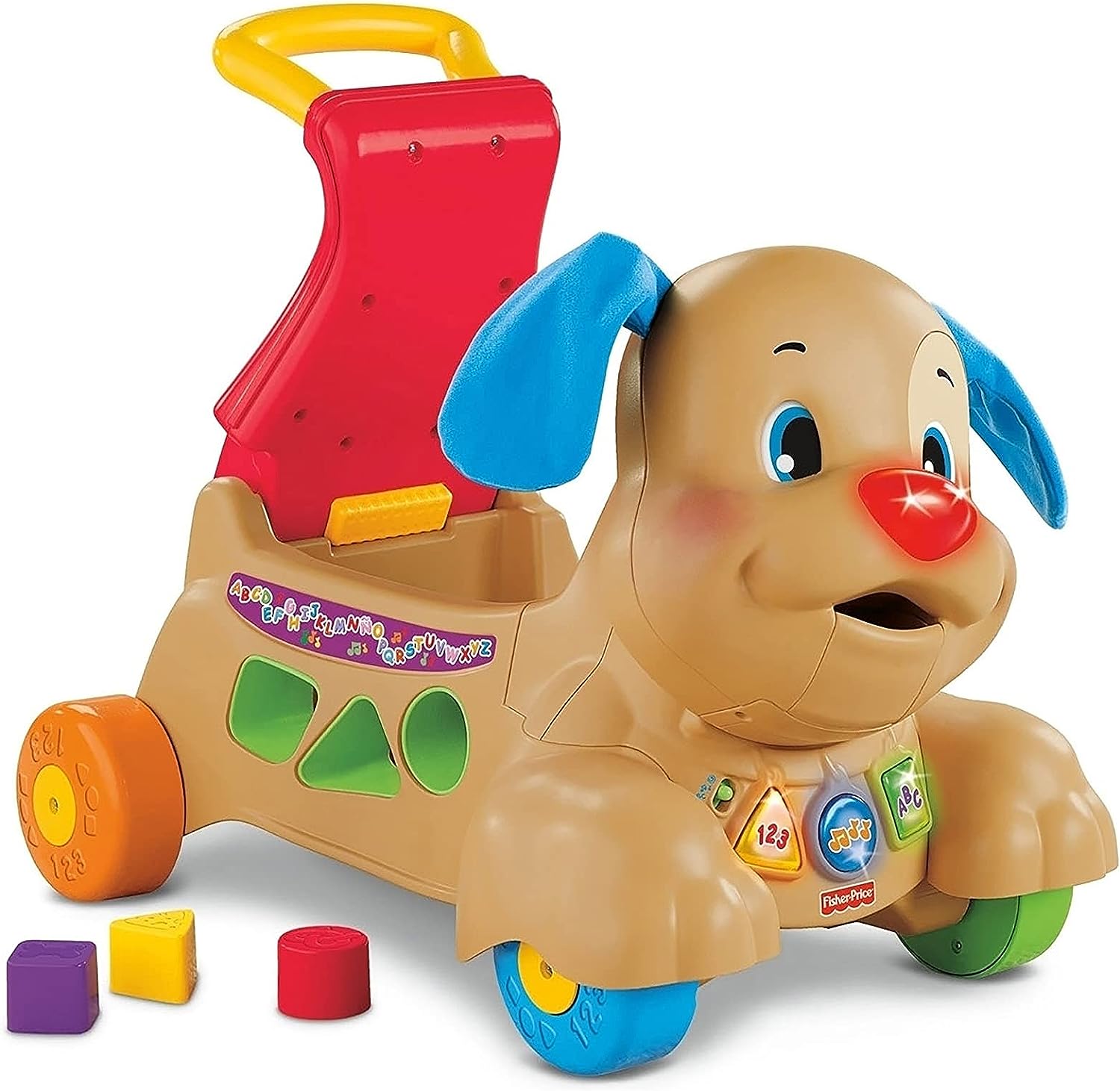 Fisher-Price Ríe y Aprende Andadera para Bebés Perrito Camina Conmigo