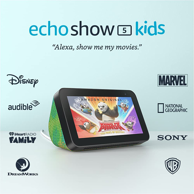 Amazon Alexa Echo Show 5 Kids 2da Generación con Camara Verde