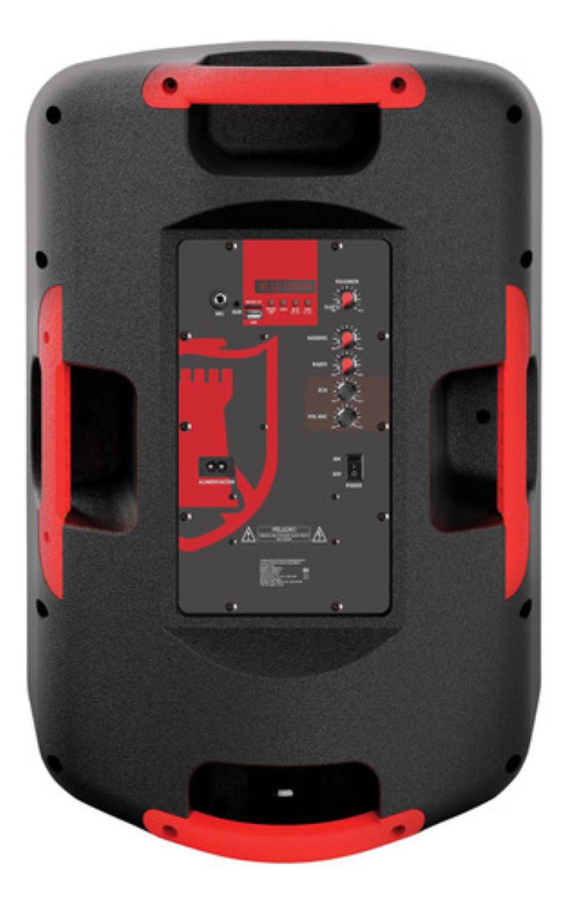 Bocina  Portatil Kaiser GEM-9515 Conexión Bluetooth 15"