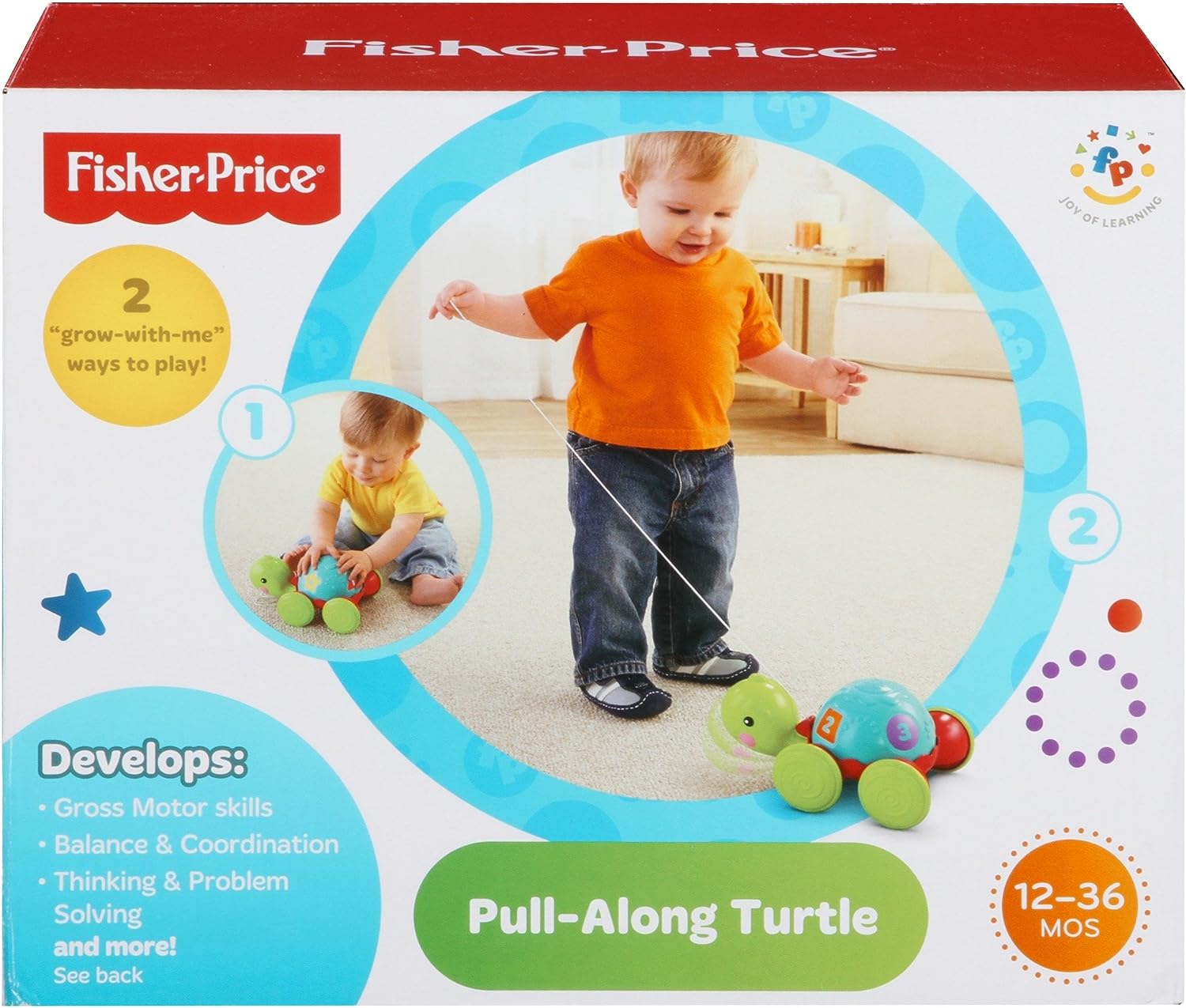 Fisher-Price Juguete para Bebés Tortuga de Aprendizaje