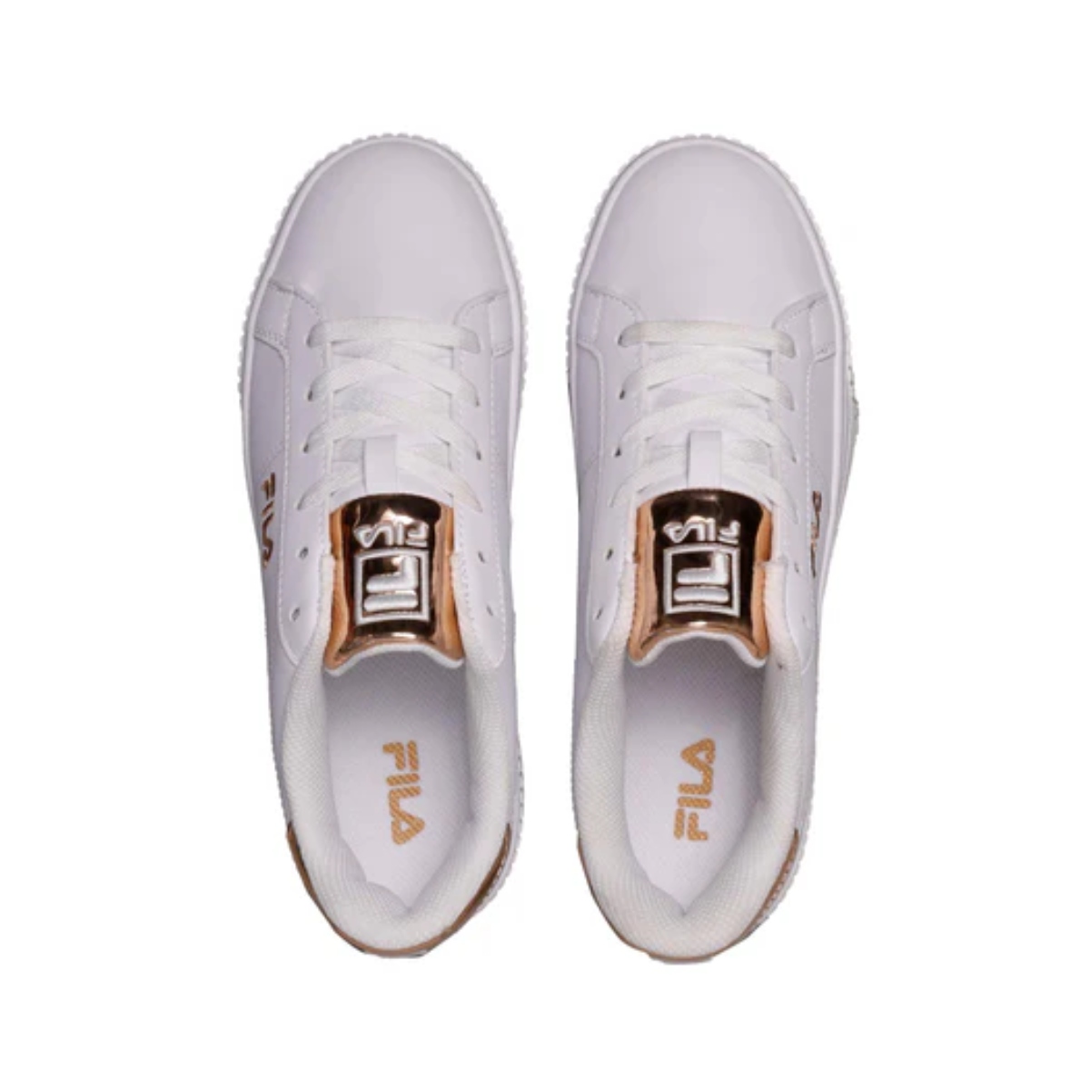 Tenis Casual Fila Panache Blanco/Mujer Plataforma 5CM00771-136