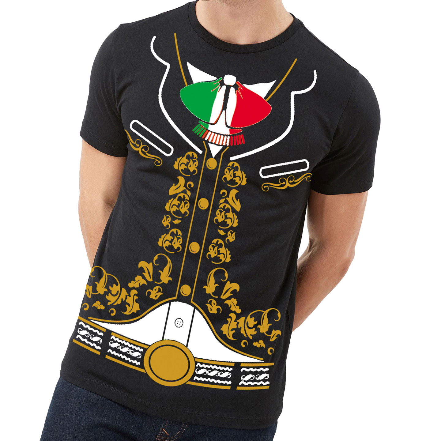 Playera Mariachi Charro Independencia 16 de septiembre Caballero Dama y Niño