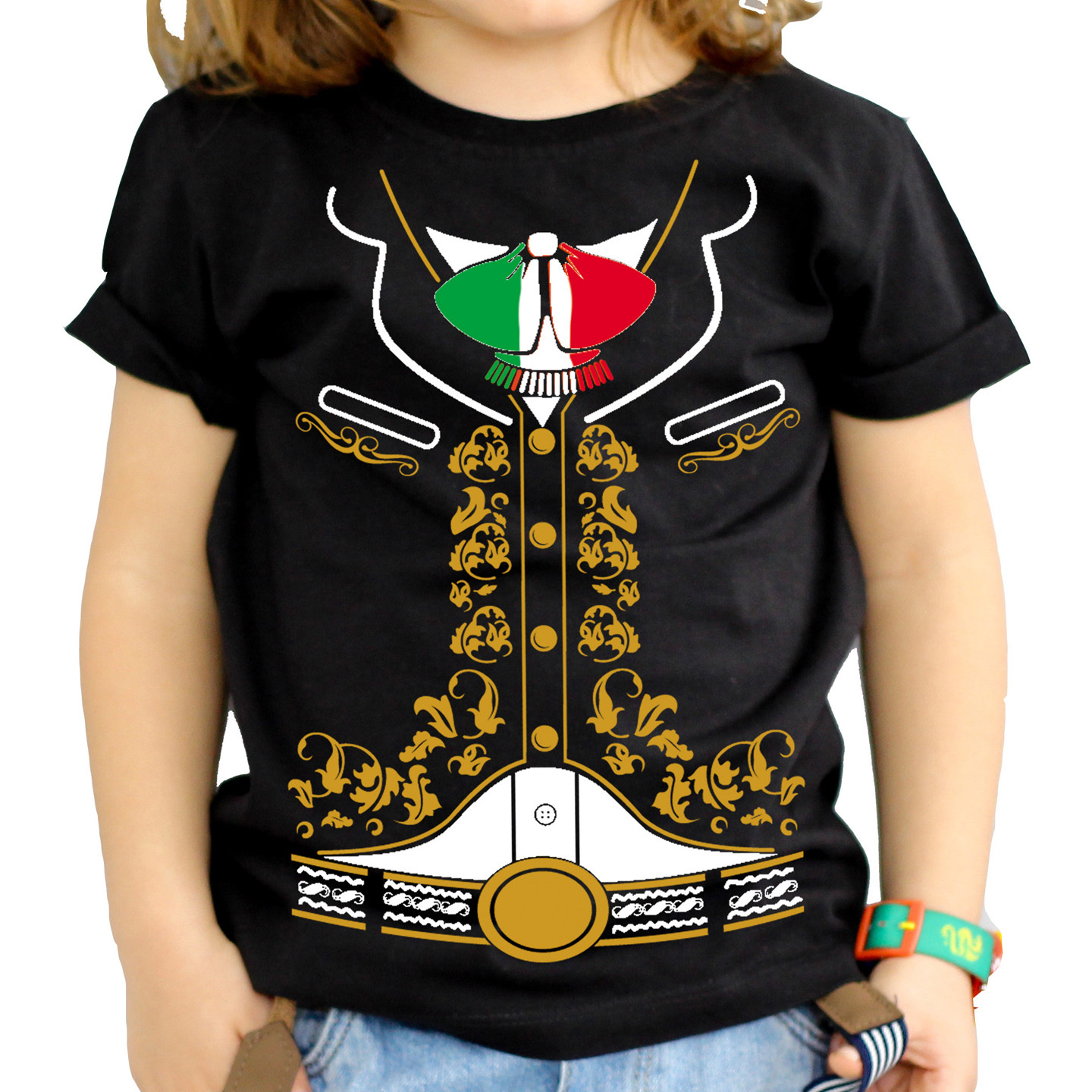 Playera Mariachi Charro Independencia 16 de septiembre Caballero Dama y Niño