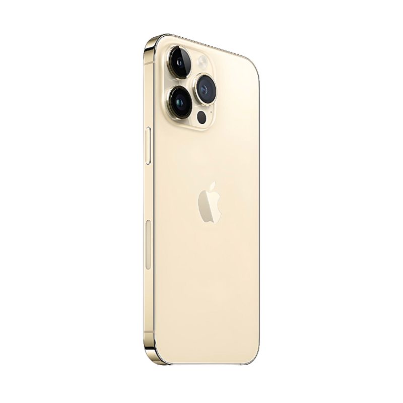 iPhone 14 Pro Max 128GB Dorado E-SIM Reacondicionado Grado A + Cargador Genérico
