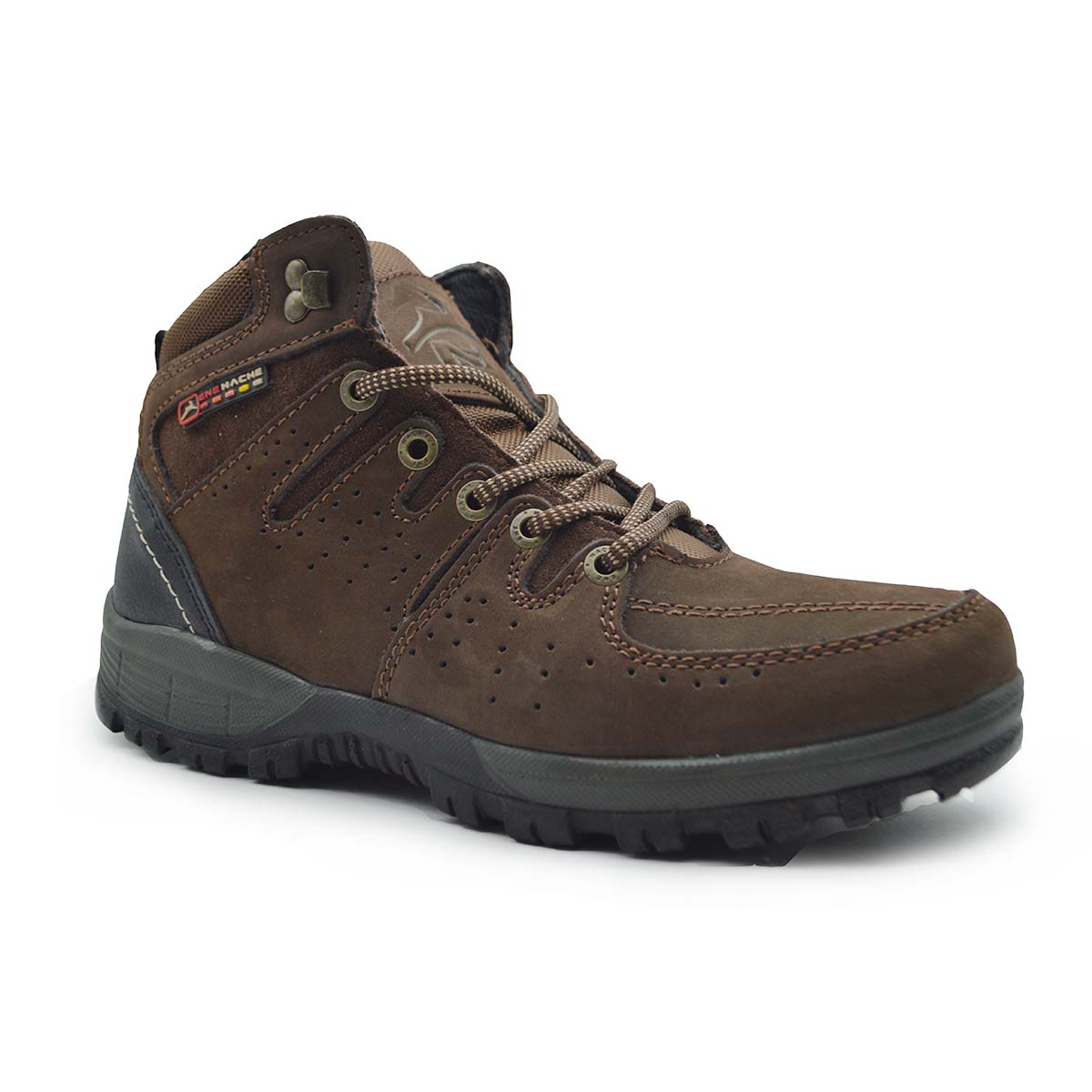 Botas Senderismo Casuales Outdoor para Hombre Piel Nobuck Nh 350 Café