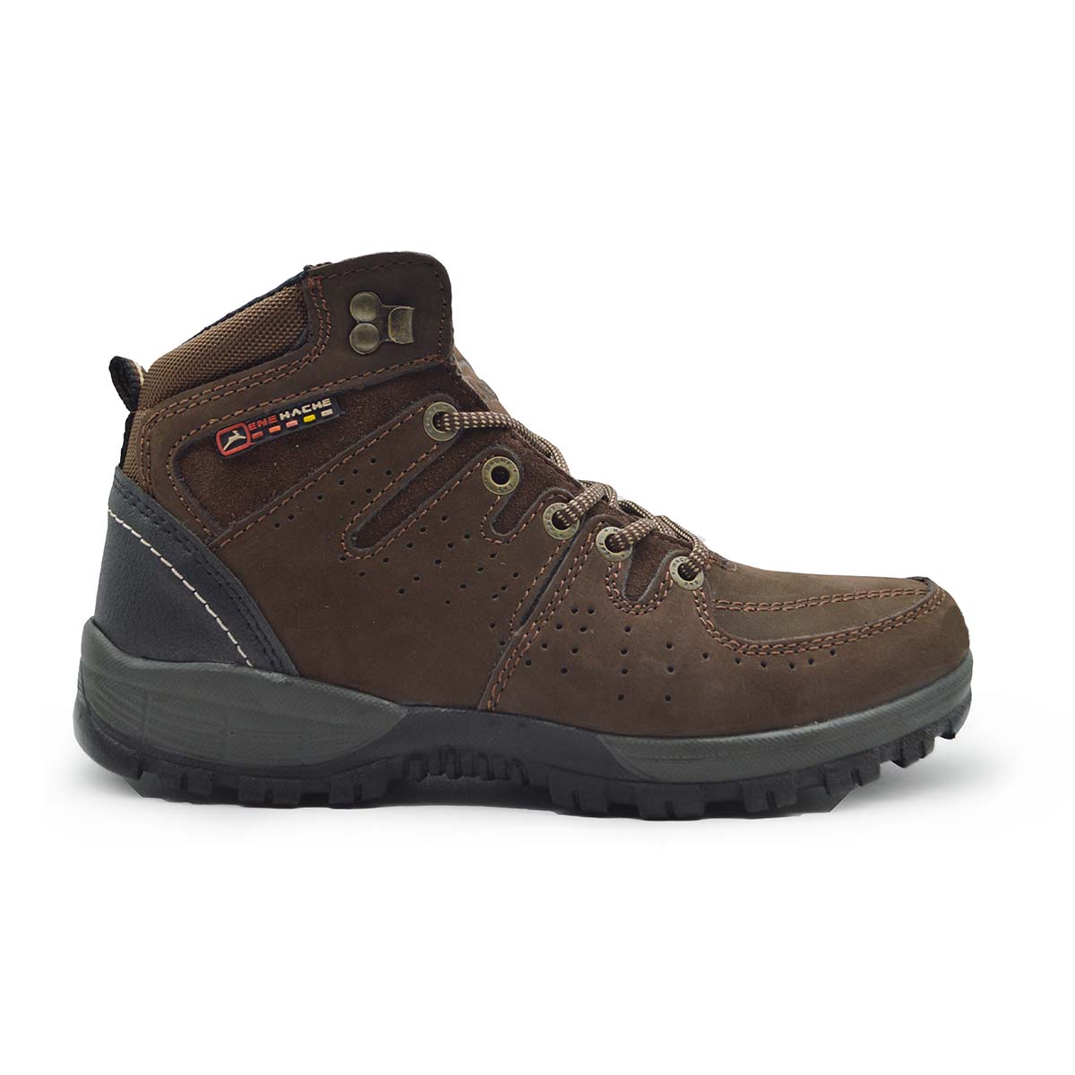 Botas Senderismo Casuales Outdoor para Hombre Piel Nobuck Nh 350 Café