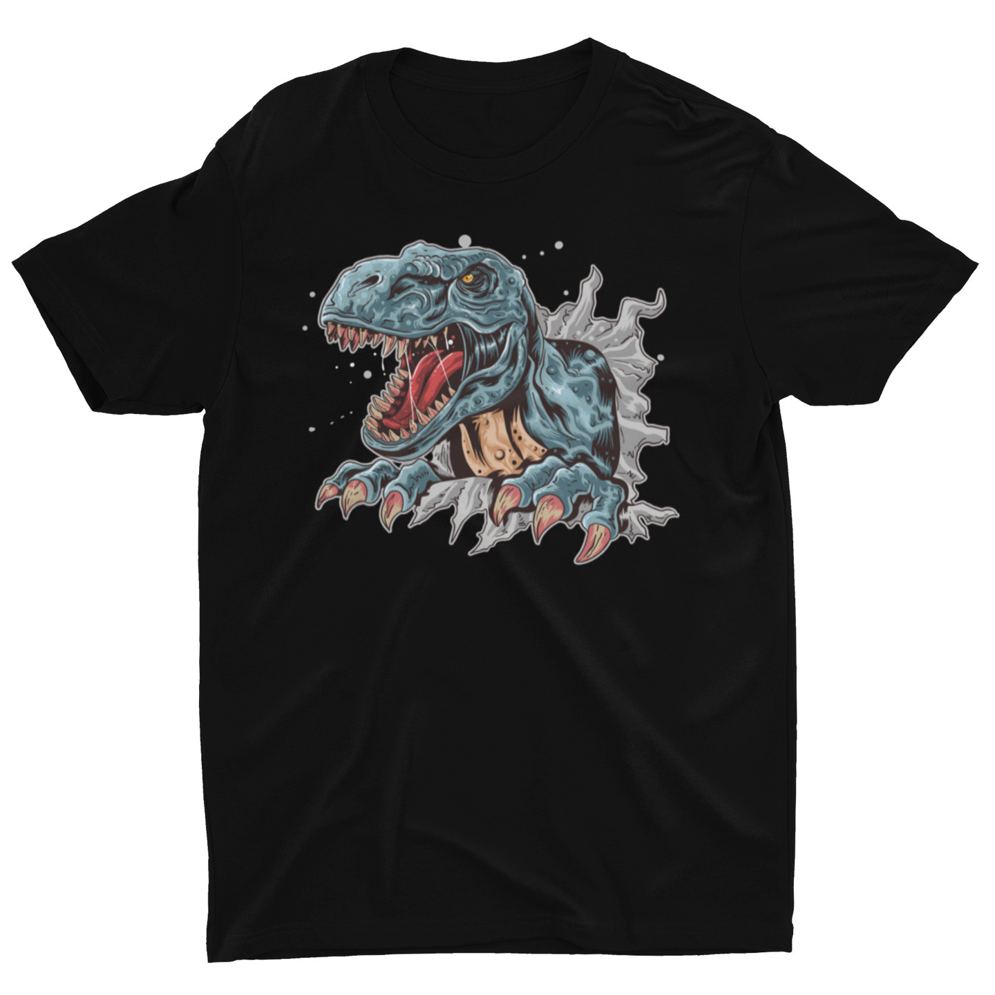 Playera Caballero y Dama Tiranosaurio Rex Dino Dinosaurios 