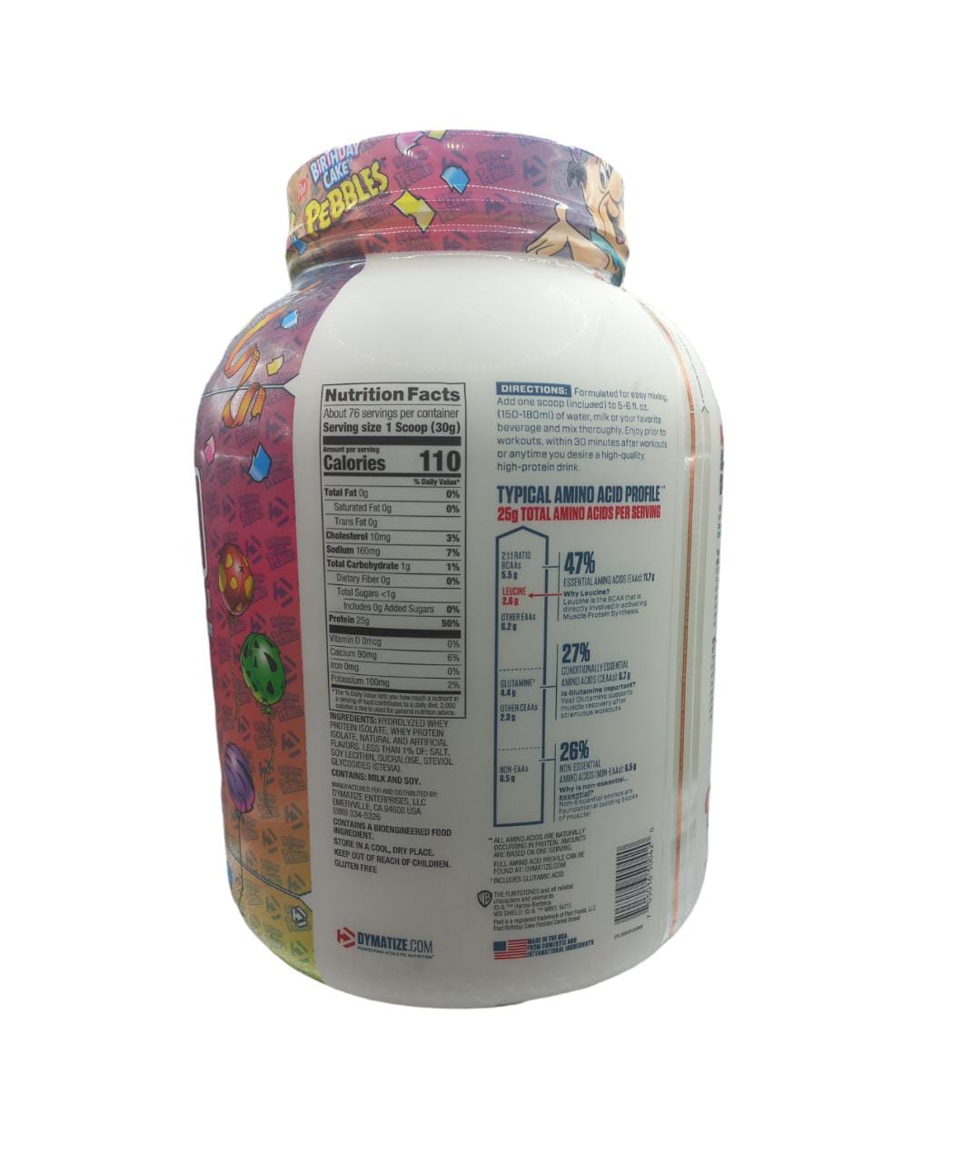 Proteina Iso 100 Dymatize 5lb 2.3kg 71 serv.