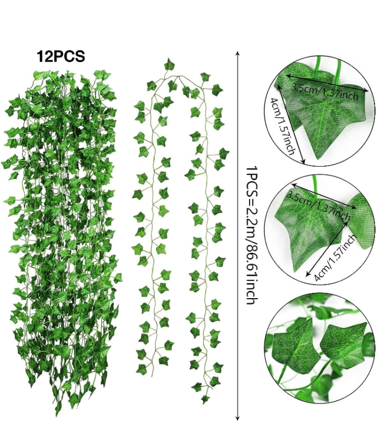 Planta helecho artificial decorativa colgante 