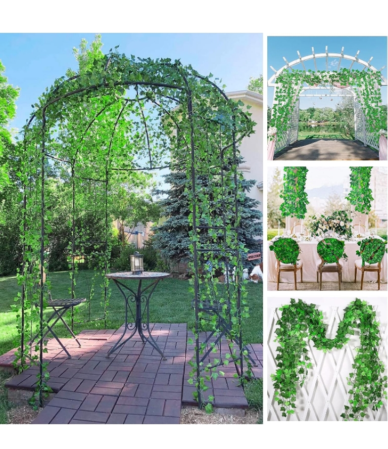 Planta helecho artificial decorativa colgante 