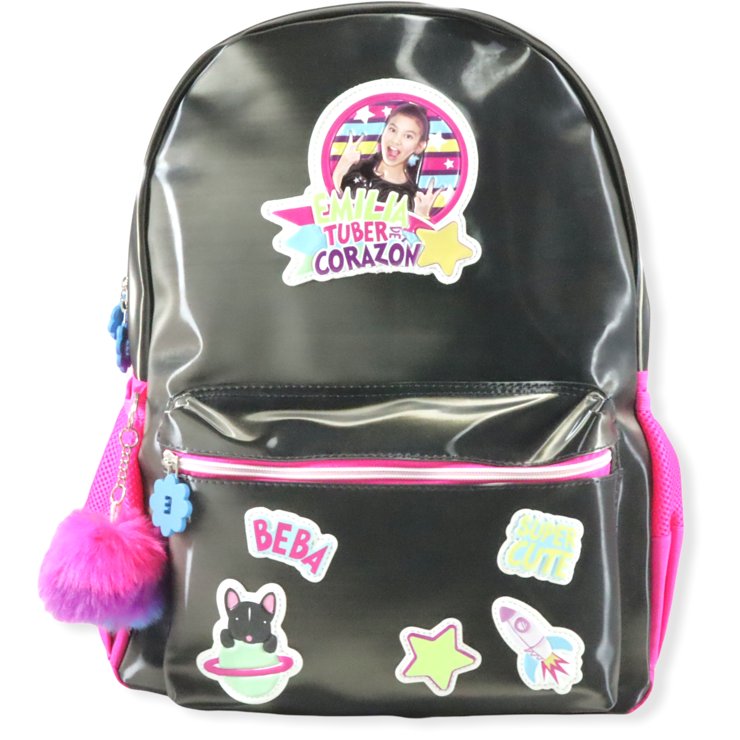 Mochila escolar niña primaria Tv Ana Emilia Tuber Patch