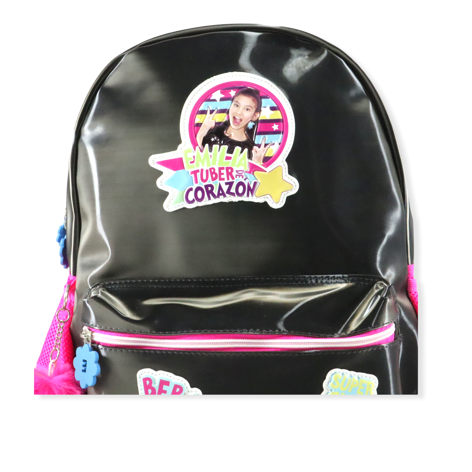 Mochila escolar niña primaria Tv Ana Emilia Tuber Patch