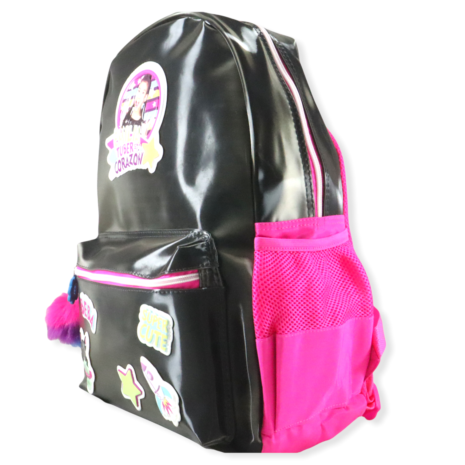 Mochila escolar niña primaria Tv Ana Emilia Tuber Patch