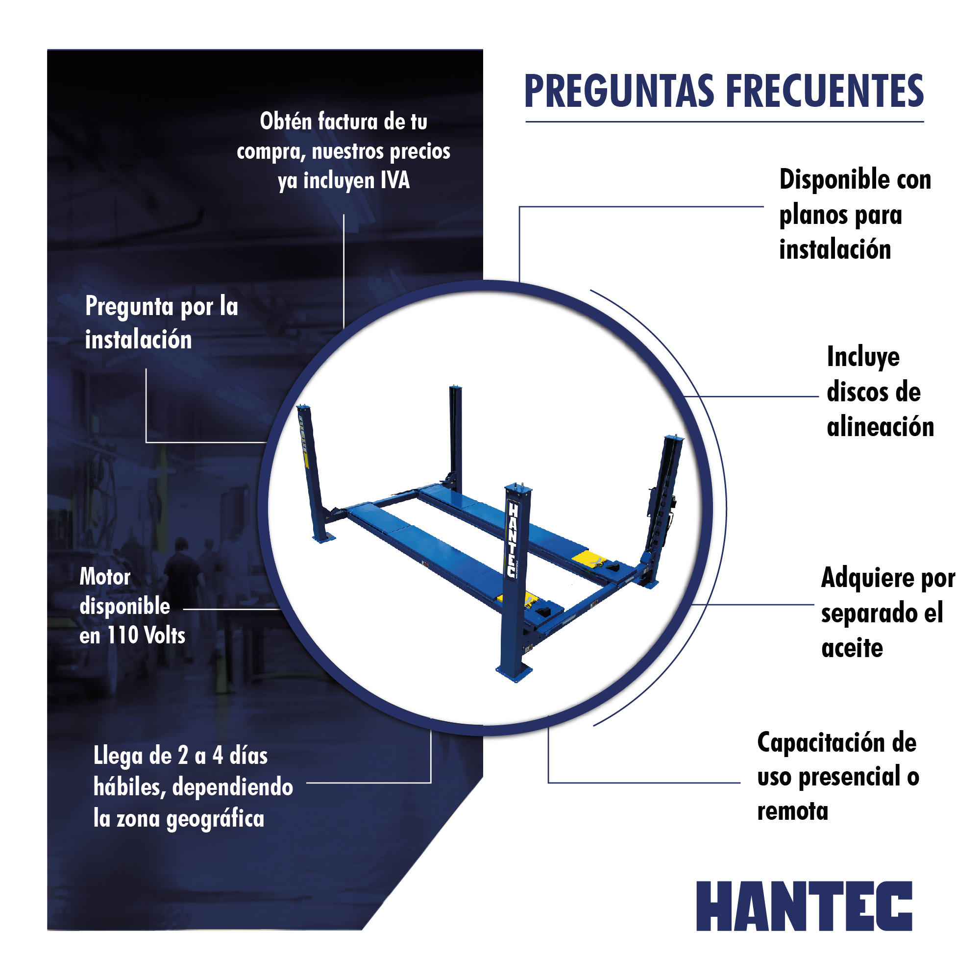 Rampa Elevadora para Alineación