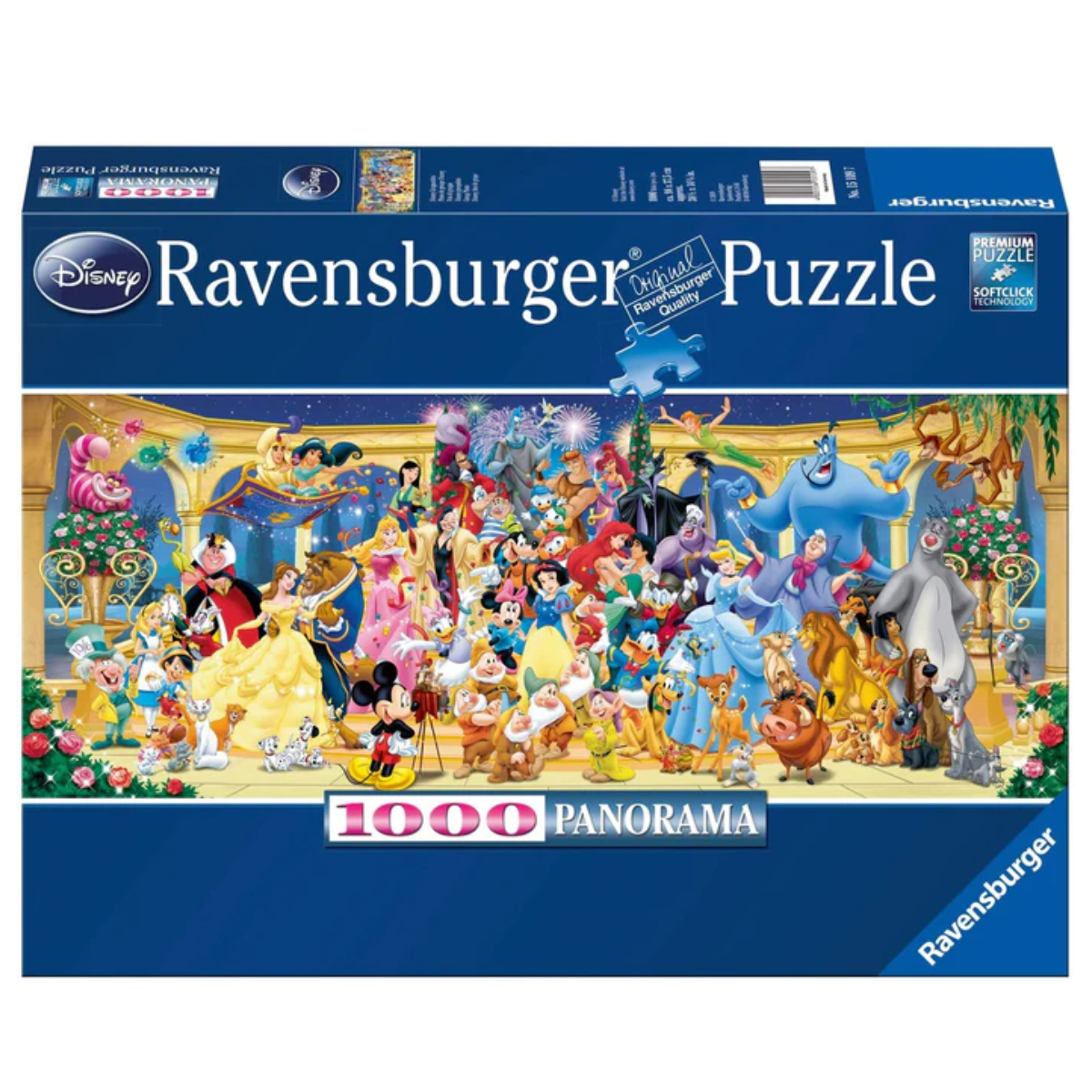 Rompecabezas Ravensburger Panoramic Disney 15109 1000 piezas