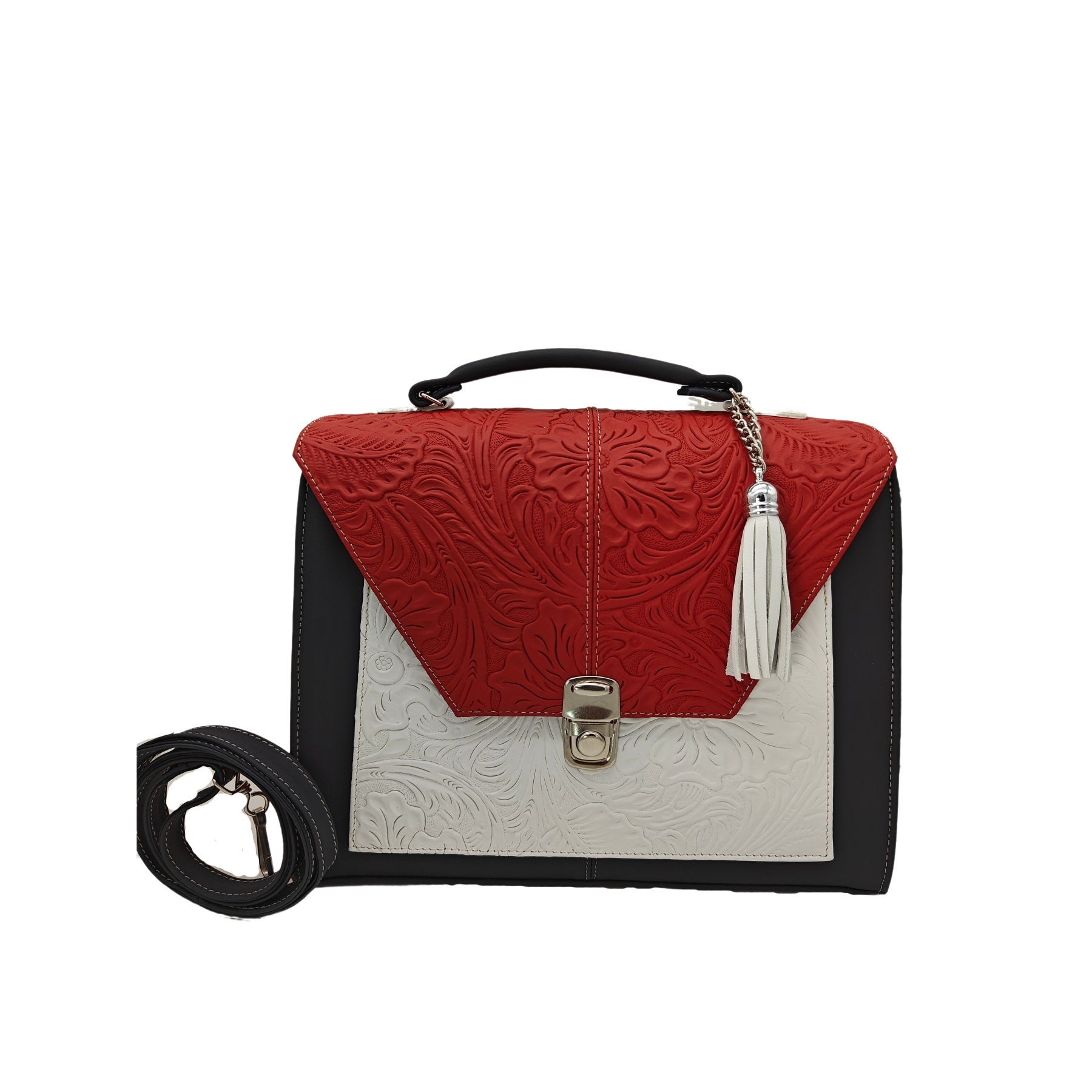 Mochila Fila Roja Backpack Lisa Color Rojo Diseño de la tela Liso