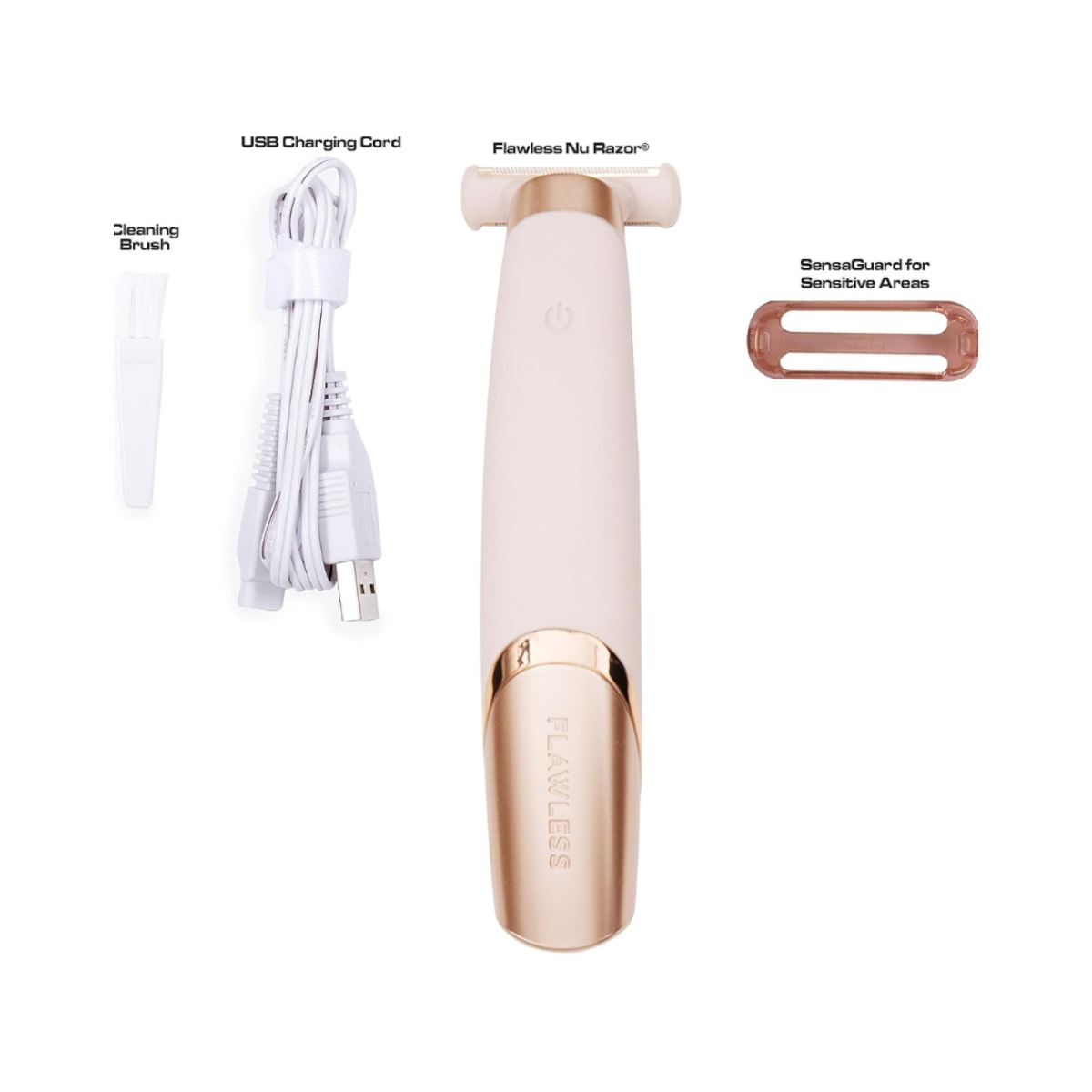 Depilador marca Finishing Touch modelo Flawless Nu Razor