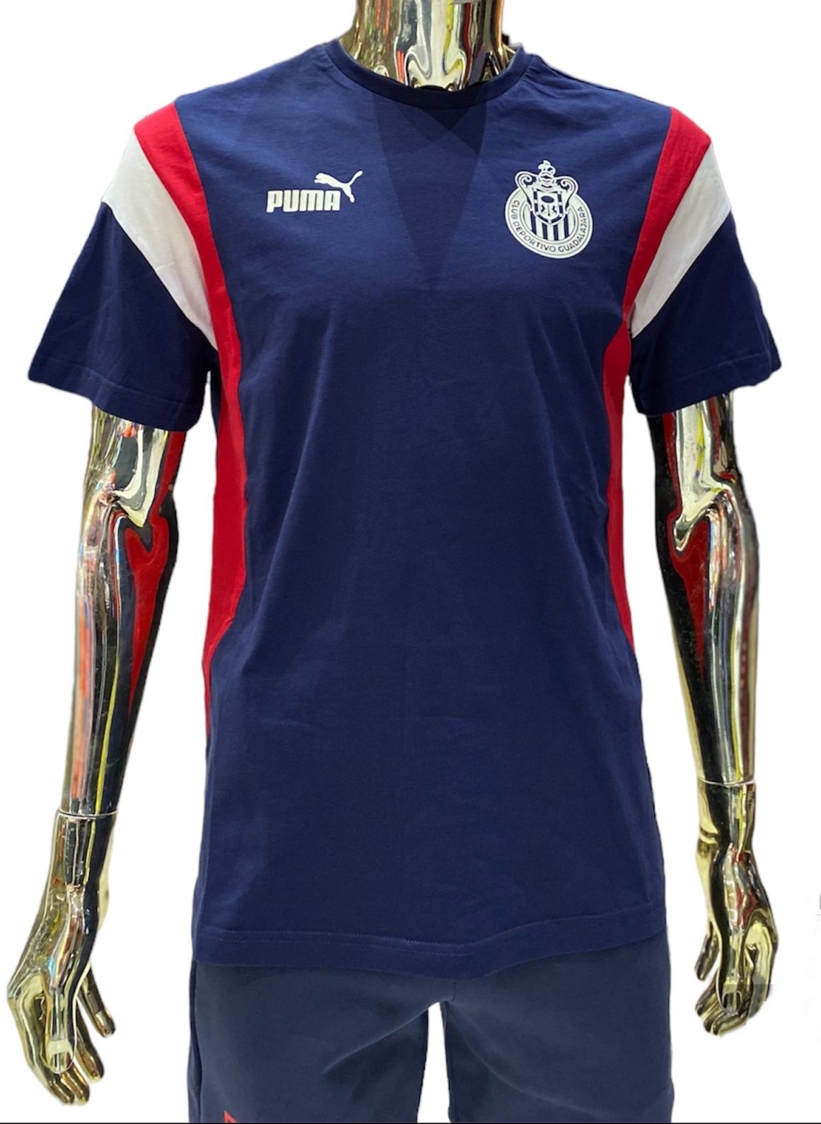 Playera chivas negra discount puma