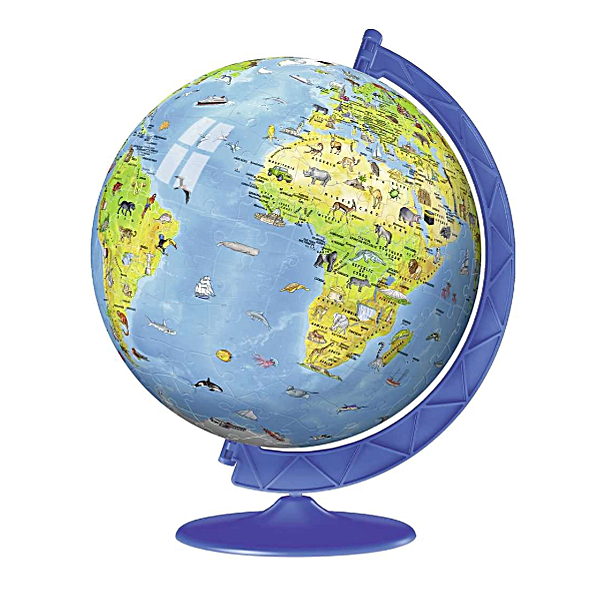 Rompecabezas 3d Mapa Del Mundo Ravensburger Log-on