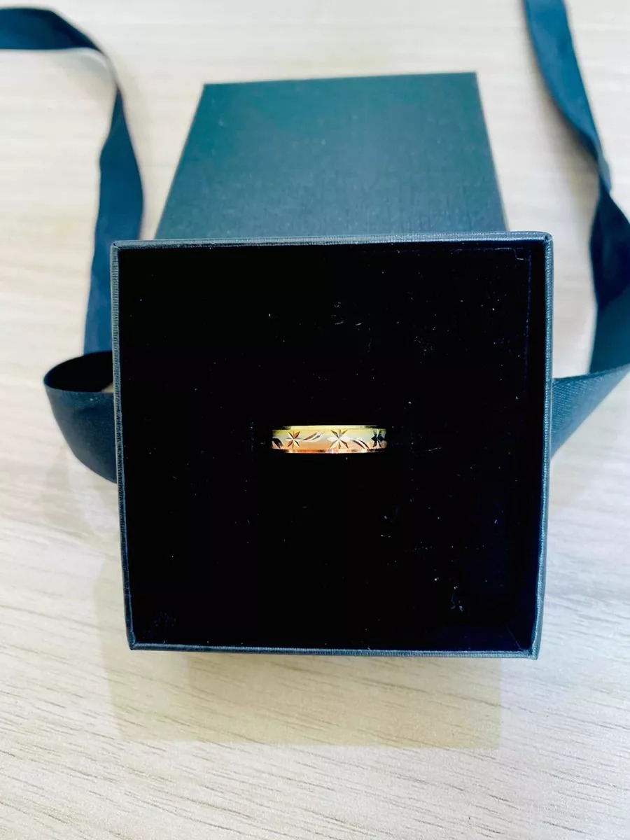 Argolla Matrimonio 3 Oros De 10 K Diamantadas + Obsequio