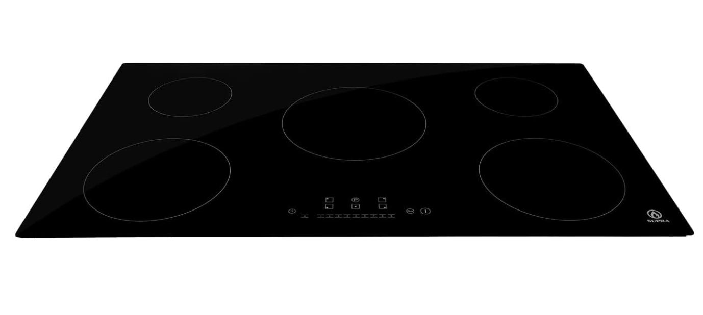 Parrilla Eléctrica Inducción Supra 5q-in Negra 110v - 127v