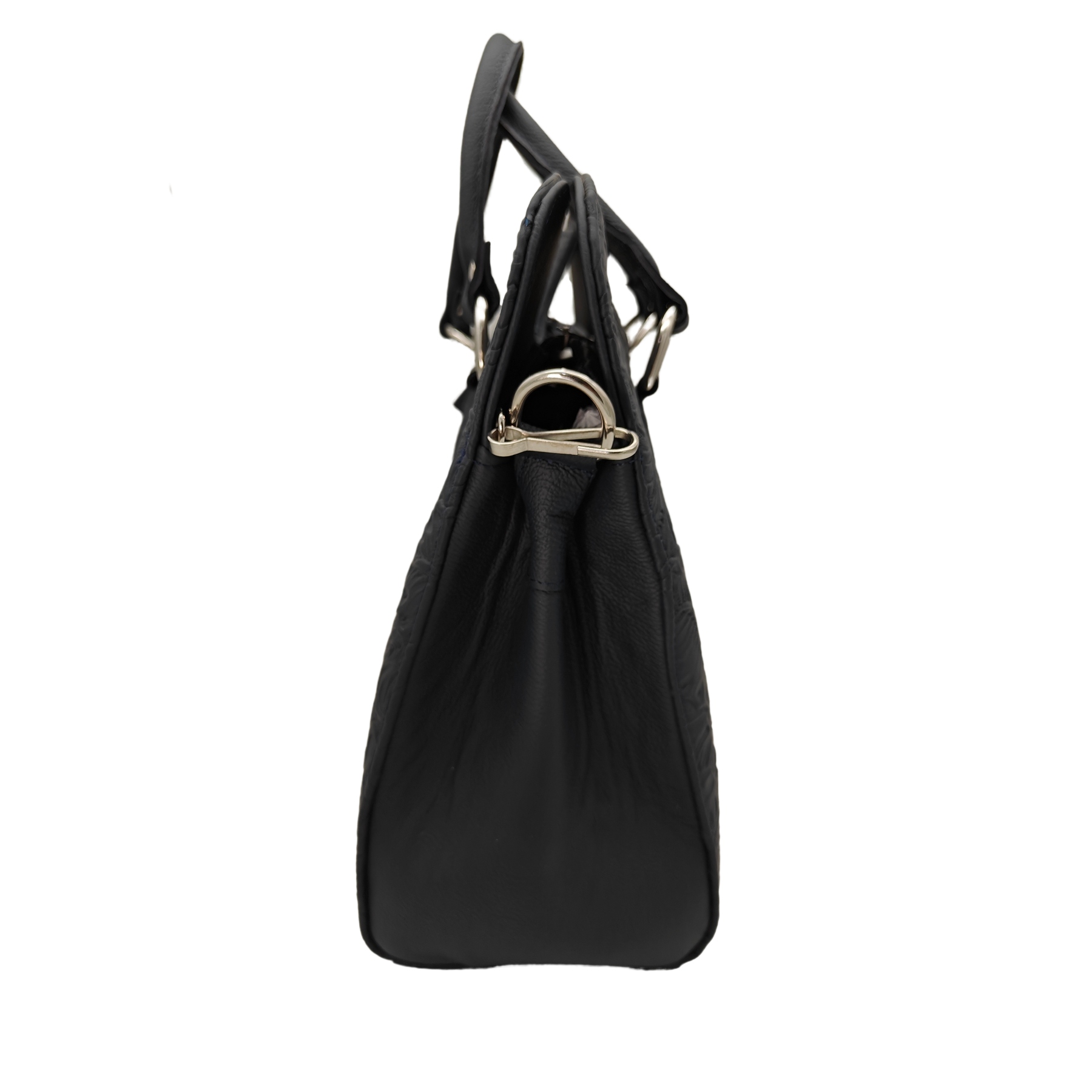 Bolso en Piel Vacuno Cincelada Fana Thaliss Negro